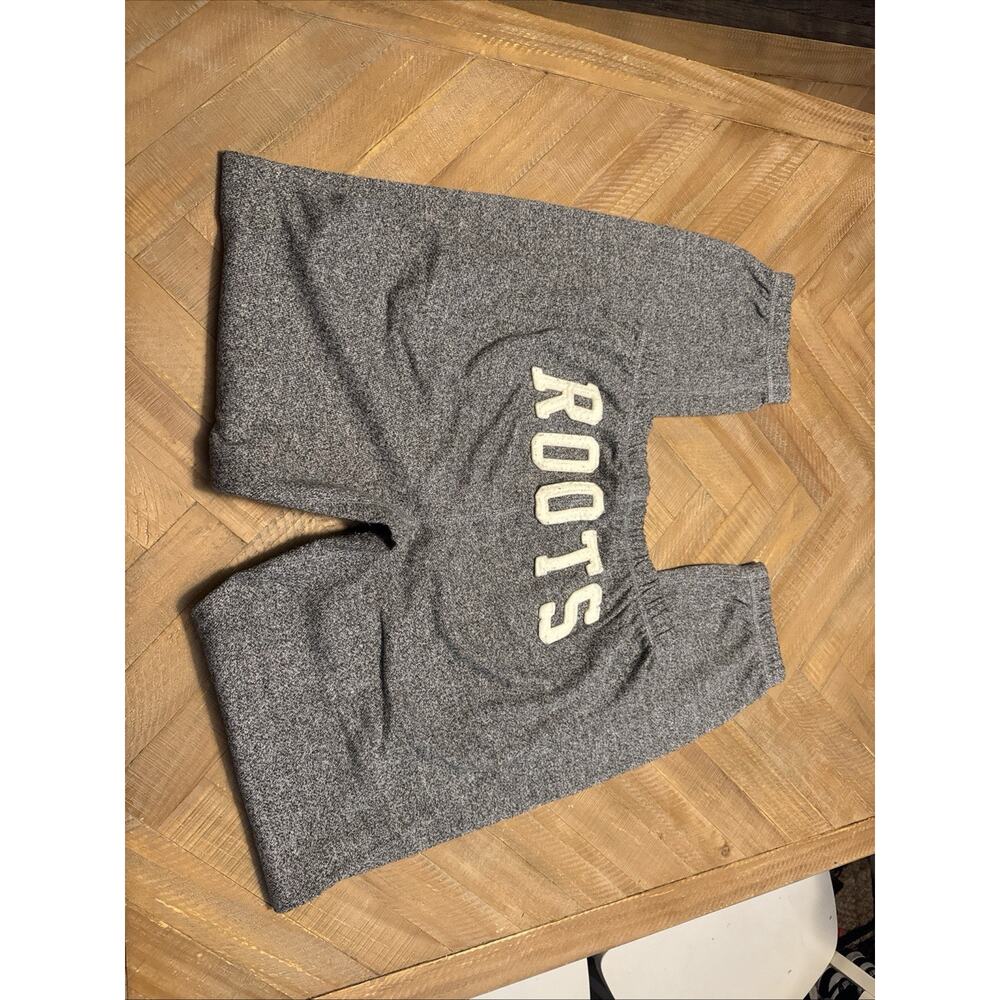 Roots Canada Sweatpants Womens Sz X Sm Gray Jogger Athleisure Casual Y2K Style